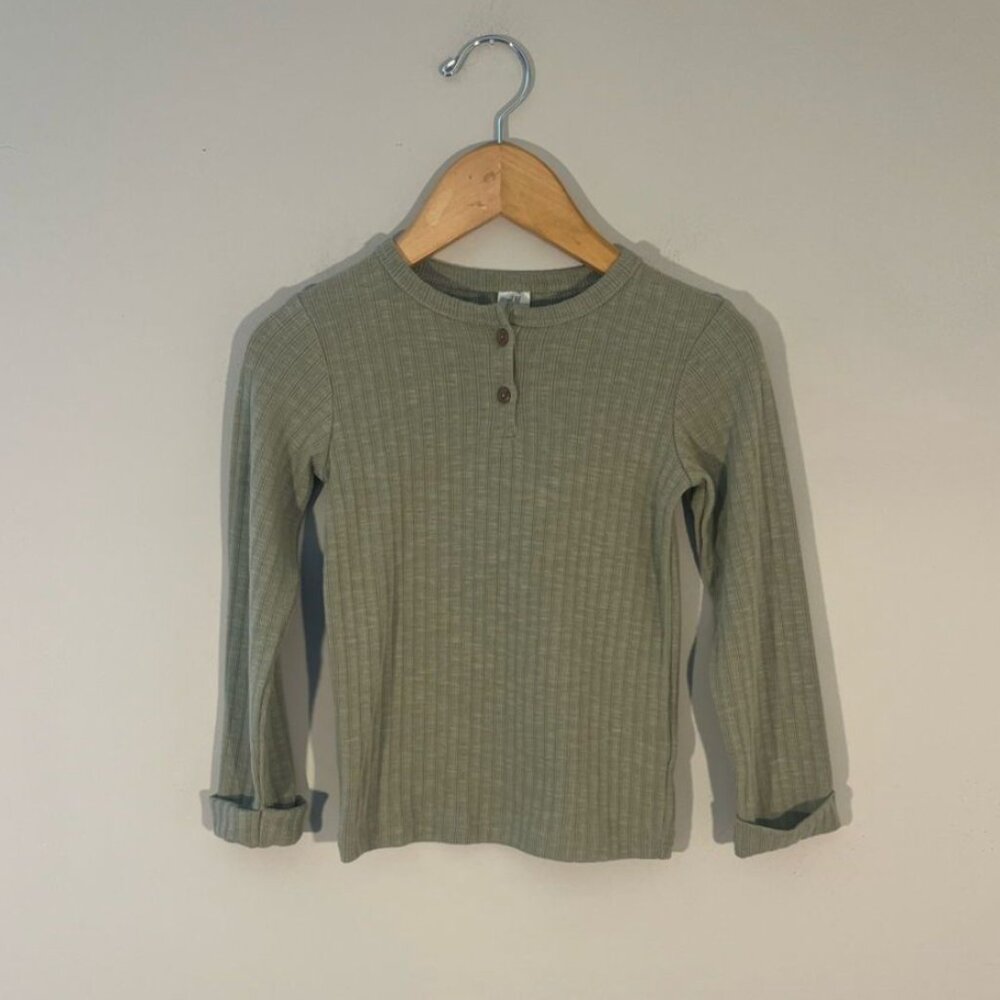 $10 ADD ON H&M ribbed henley top 3T Zara‎ Mini Boden Rylee + Cru Hanna Andersson